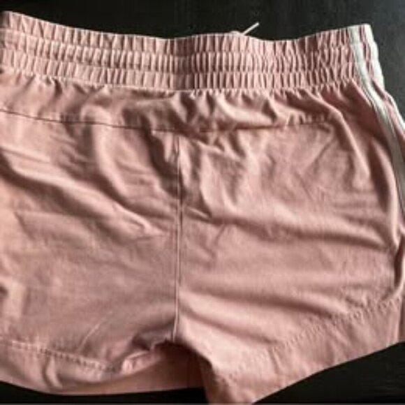 Adidas Women’s 3-Stripes Pink Athletic Shorts – Size Small - Picture 4 of 5